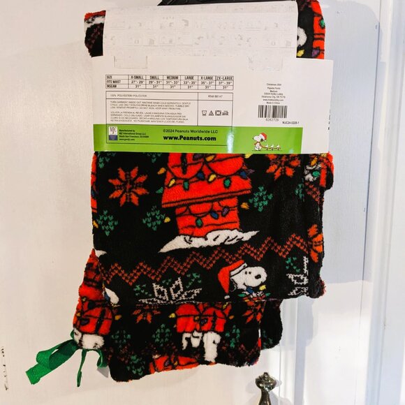 Peanuts NWT Unisex Fleece Sleep Pants Sz M - Picture 3 of 3